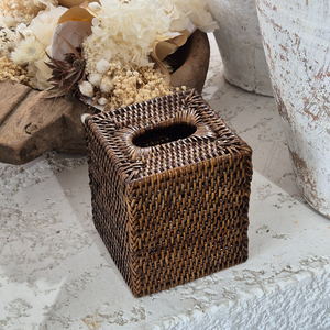 Square Tissue Box | Antique Wash