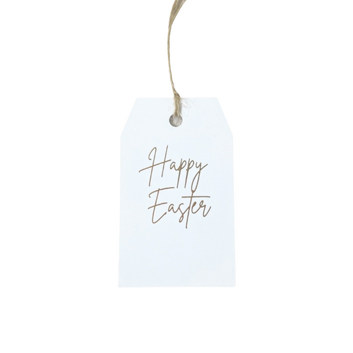 Gift Tag - Happy Easter - Gold Foil