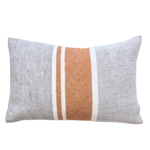 Magnus Luxury Linen Cushion | Medium Lumbar, image