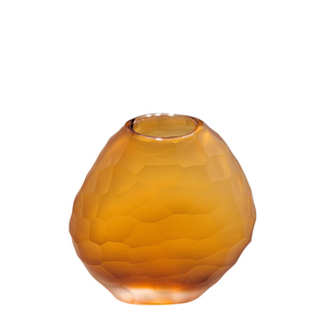 Handmade Calypso Amber Vase | Small, image