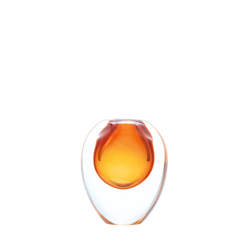 Perle Amber Glass Vase | Small, image
