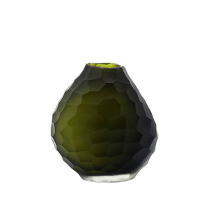 Handmade Calypso Olive Vase | Small, image