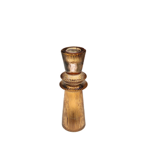 Amber Tapered Candle Holder | Tall