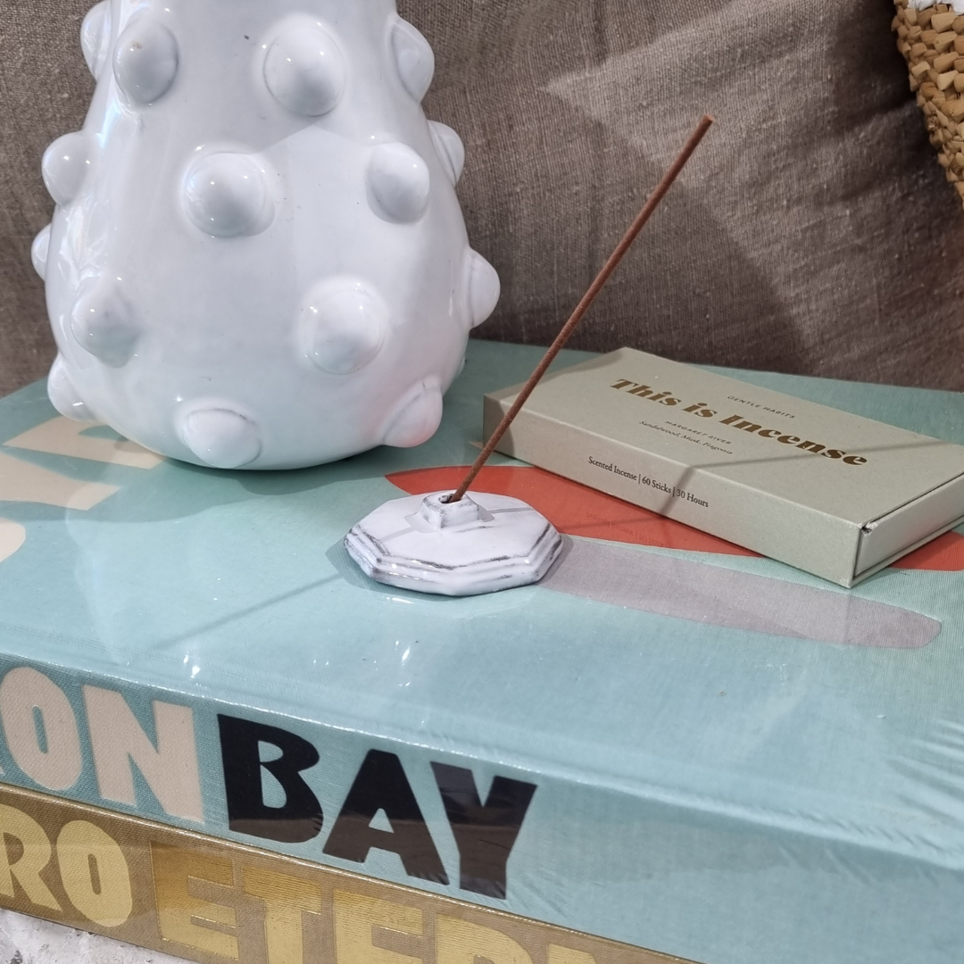 Carron - Paris Incense Holder, on books