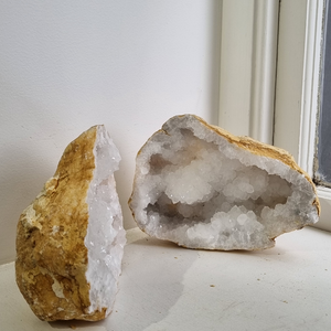Clear Quartz Geode Cave, with other half
