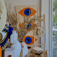 Turkish Evil Eye Towel | Terracotta
