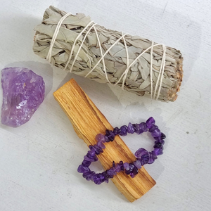 Calming Crystals Kit - Amethyst | The Stone of Peace, all products shown