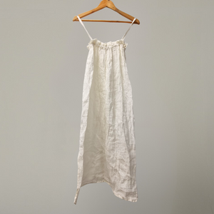 Panna White Linen Dress, image