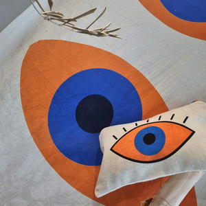 Turkish Evil Eye Terracotta Pouch: Unique Gift and Stylish Protector