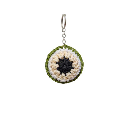 Evil Eye Keychain | Olive
