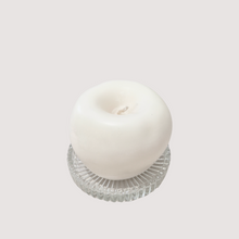 Ribbed Glass Candle Base Plate