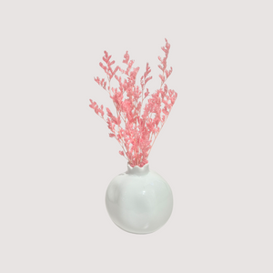 Ceramic Pomegranate Vase | White Glaze