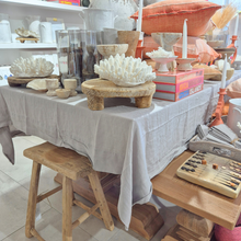 Soft Linen Dining Tablecloth - Grey
