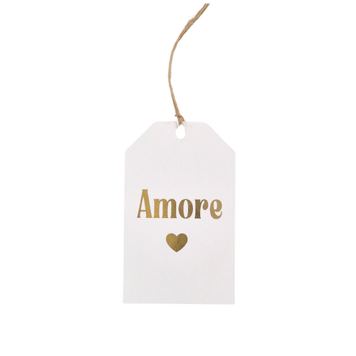 Amore | Gold Foil Gift Tag