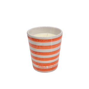 Hand-Painted Ceramic Candle | Summer in Sorrento, candle