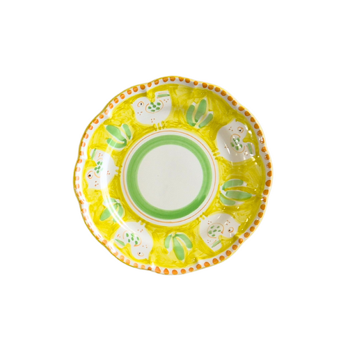 Yellow Amalfi Dinner Plate | Quaglia
