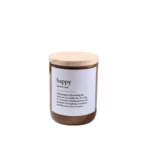 happy candle | sage × saffron × amber