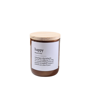 happy candle | sage × saffron × amber