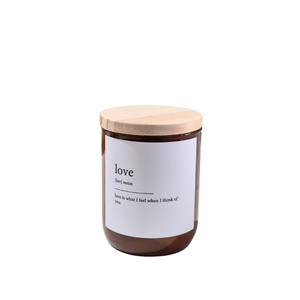 love candle | almond milk × coconut milk