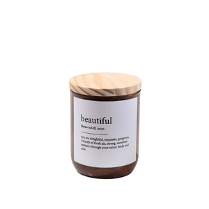 beautiful candle | agarwood × musk × patchouli