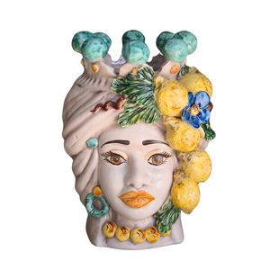 Julia | Moro Head - Sicilian Ceramic Vase