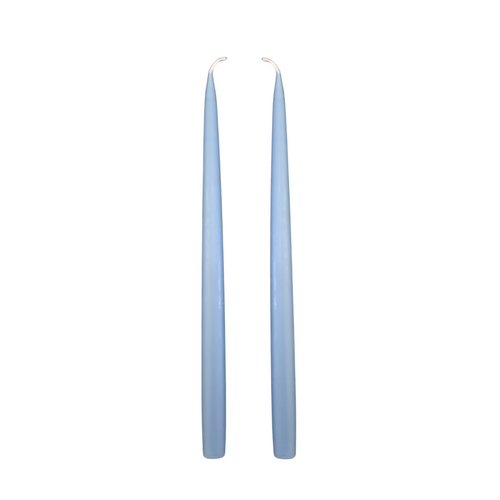 Jacques Dripless Taper Candles | Steel Blue — 35cm × 2.2cm⌀