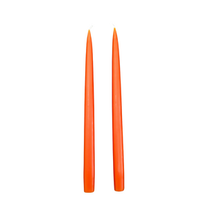 Jacques Dripless Taper Candles | Orange — 35cm × 2.2cm⌀