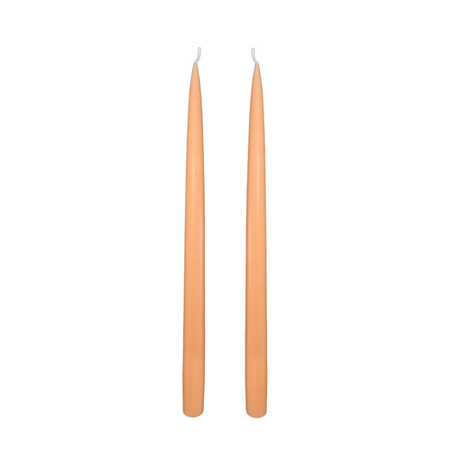 Jacques Dripless Taper Candles | Peach — 35cm × 2.2cm⌀
