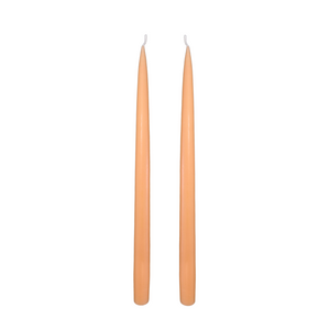 Jacques Dripless Taper Candles | Peach — 35cm × 2.2cm⌀