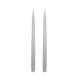 Jacques Dripless Taper Candles | Light Grey — 35cm × 2.2cm⌀