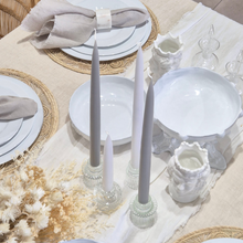 Jacques Dripless Taper Candles | Light Grey — 35cm × 2.2cm⌀
