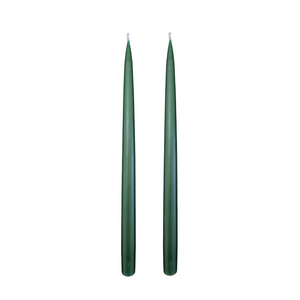 Jacques Dripless Taper Candles | Forest Green — 35cm × 2.2cm⌀
