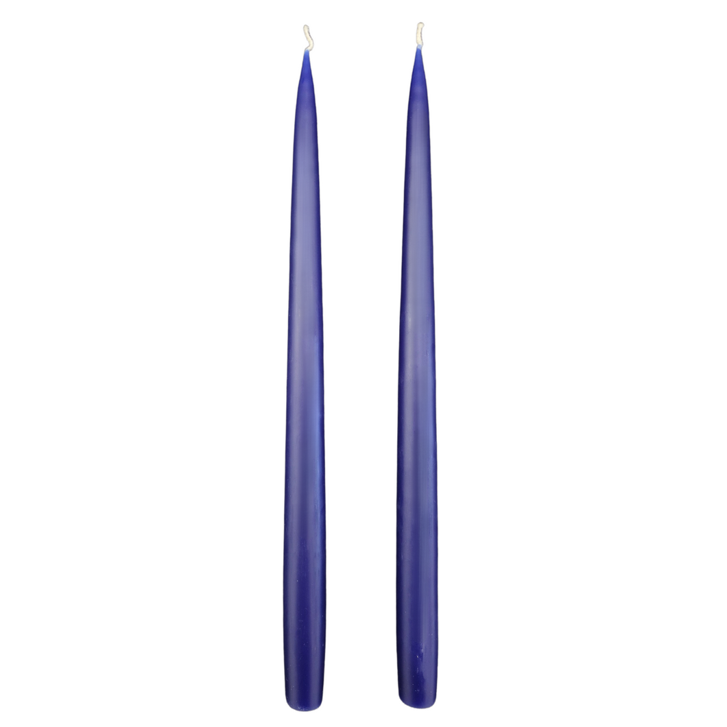 Gaston Dripless Taper Candles | Blue — 45cm× 2.2cm⌀