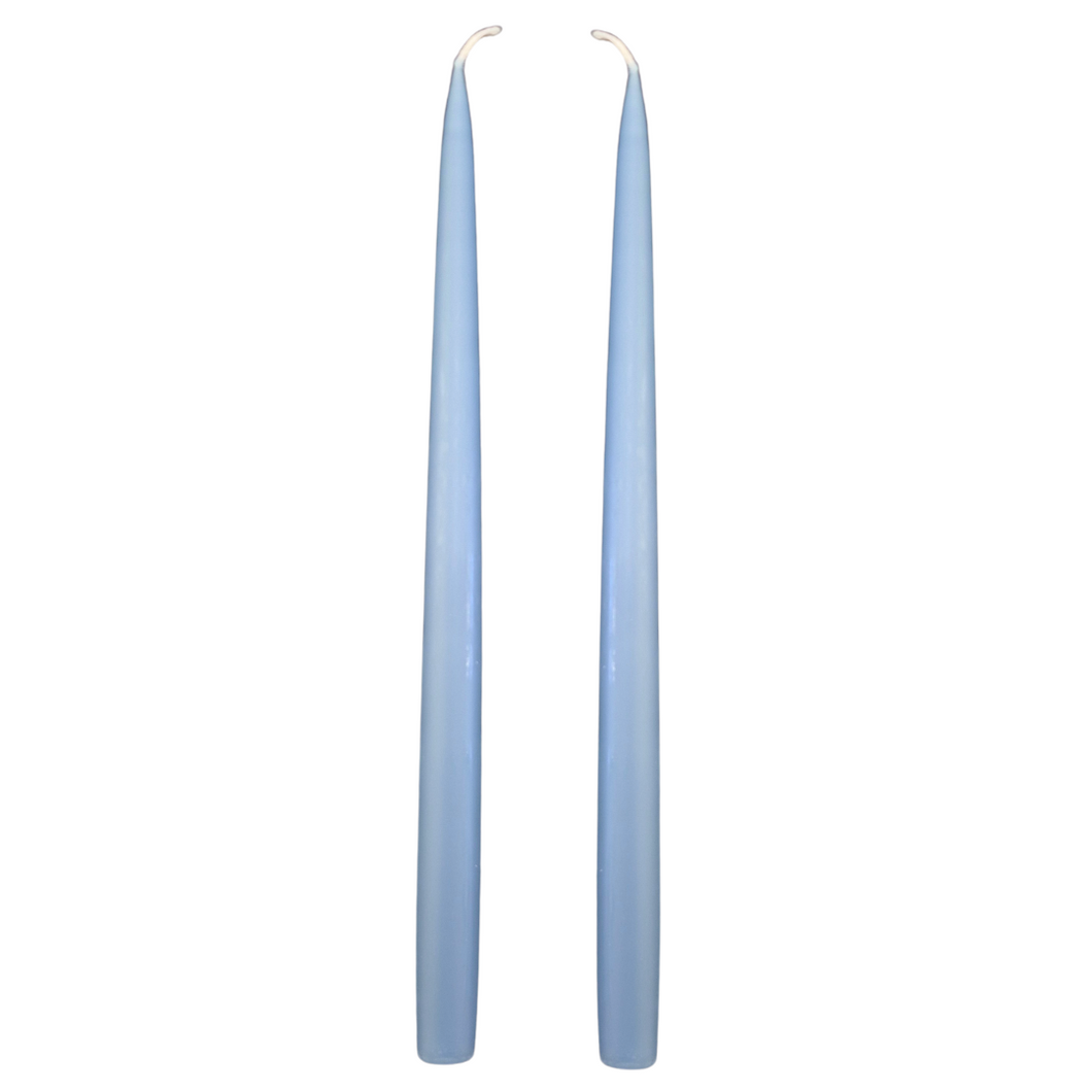 Gaston  Dripless Taper Candles | Steel Blue — 45cm × 2.2cm⌀