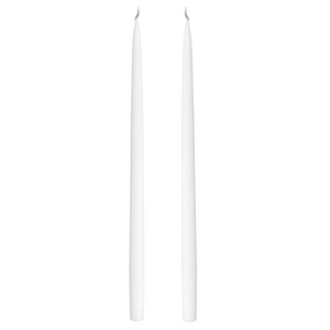 Gaston Dripless Taper Candles | White — 45cm × 2.2cm⌀