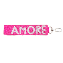 AMORE Beaded Keychain Wristlet/Bag Charm