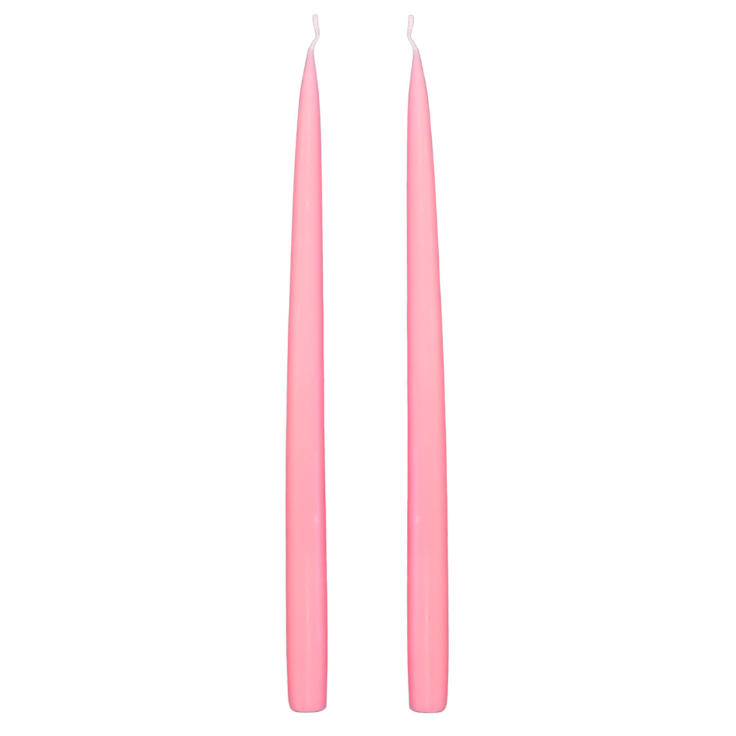 Gaston Dripless Taper Candles | Pastel Pink — 45cm × 2.2cm⌀