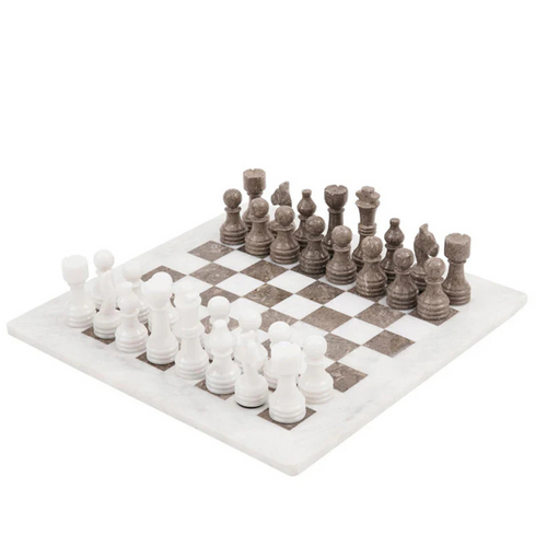 Large Marble Chess Set | 38 CM