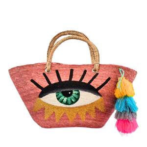 Goddess of Beauty - Evil Eye Beach Bag