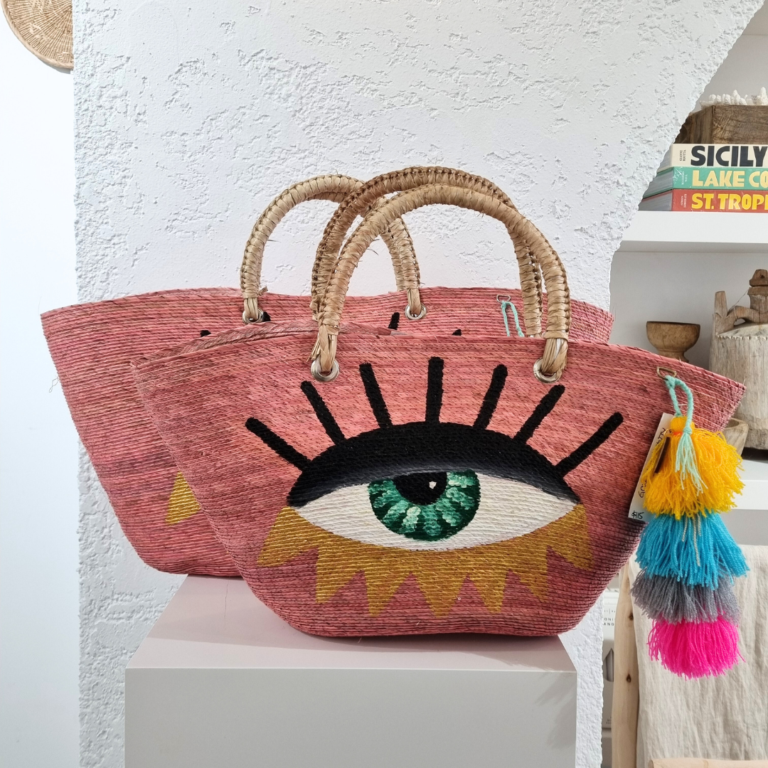 Evil eye beach bag shop