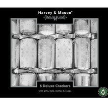 Silver Deluxe Christmas Tree Crackers | 6 Bonbons