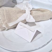 White Bow Name Cards | Set-of-10
