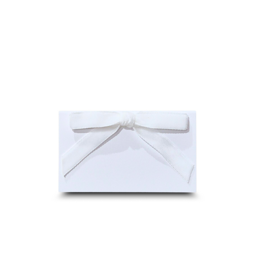 White Bow Name Cards | Set-of-10
