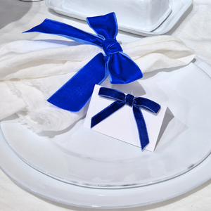 Blue Bow Name Cards | Set-of-10