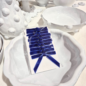 Blue Bow Name Cards | Set-of-10