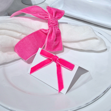 Pink Bow Name Cards | Set-of-10