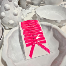 Pink Bow Name Cards | Set-of-10