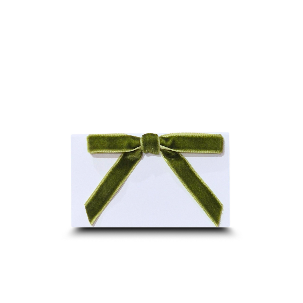 Green Bow Name Cards | Set-of-10