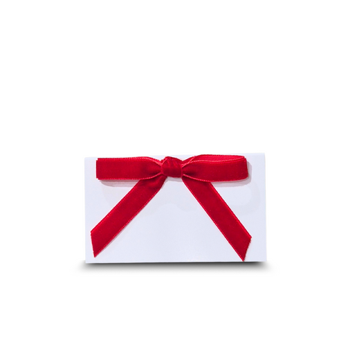 Red Bow Name Cards | Set-of-10