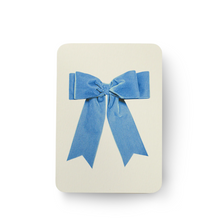 Bow Greeting Card | Baby Blue